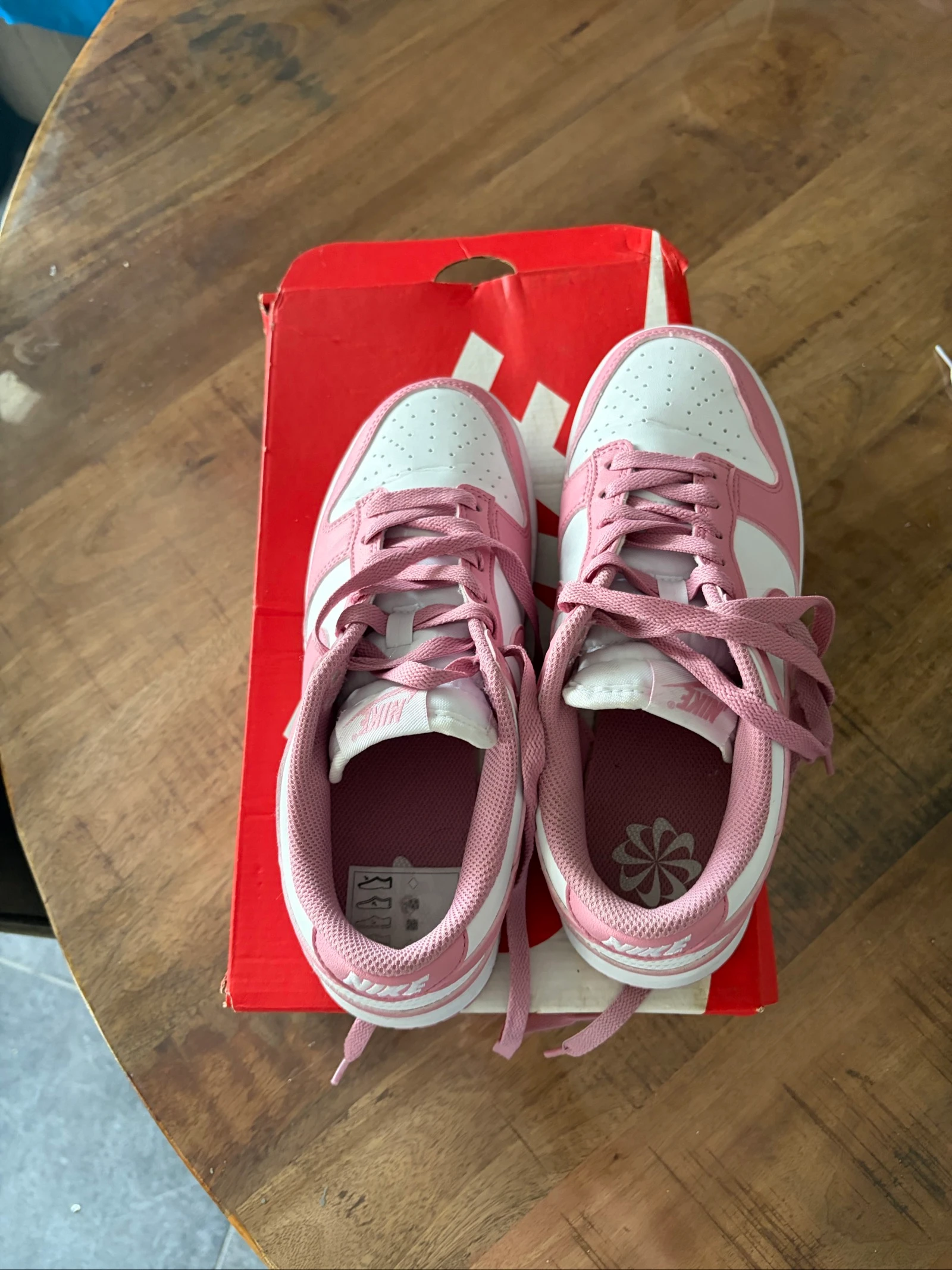 Nike dunk next nature white elemental pink maat 39